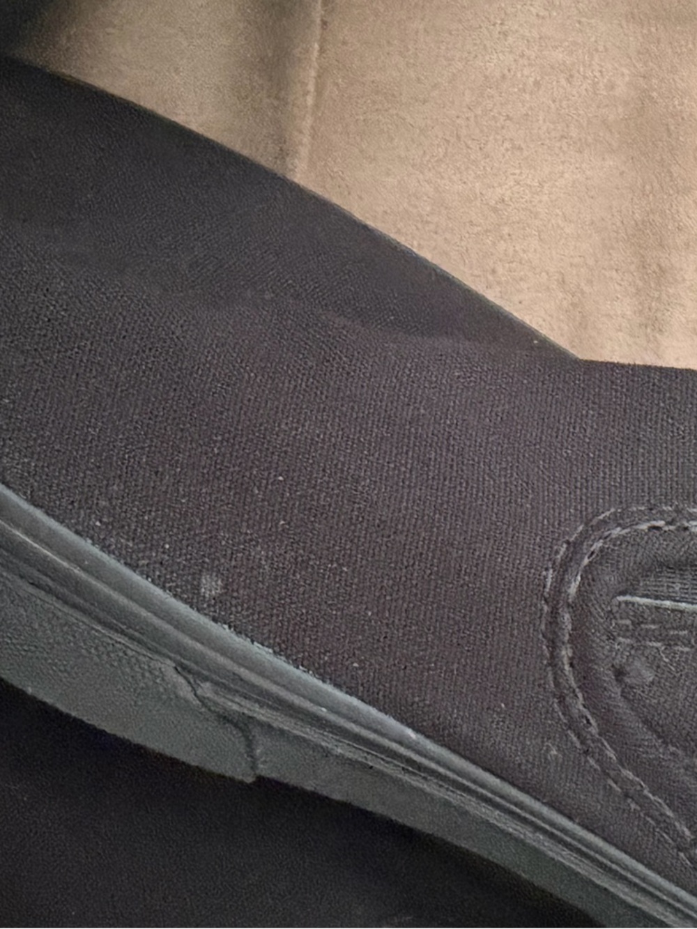 Vans Slip-On Black Sneakers Size 9 Women / 7.5 Men Classic - Picture 8 of 10